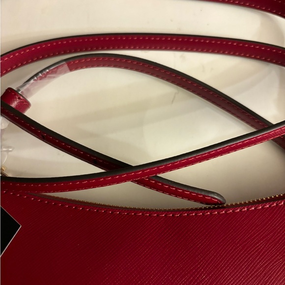 Kate Spade Small Crossbody Saffiano Leather Red Jam Sadie NWT - Picture 4 of 15